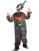 Boys' Neon Clown Creep Costume with Mask - costumesupercenter.com