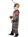 Boys' Neon Clown Creep Costume with Mask - costumesupercenter.com