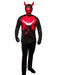Men's Devil Baby Costume Top with Horns - costumesupercenter.com
