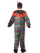 Men's Neon Clown Creep Costume with Mask - costumesupercenter.com