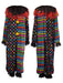 Men's Neon Clown Creep Costume with Mask - costumesupercenter.com