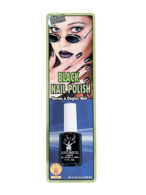 Adult Black Nail Polish - costumesupercenter.com