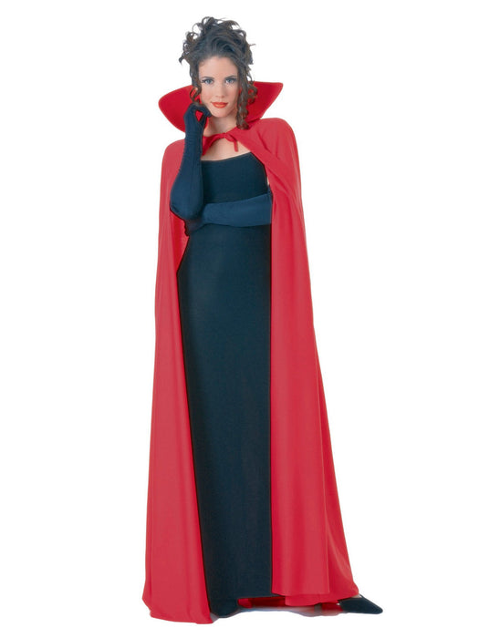 Full Length Red Cape - costumesupercenter.com