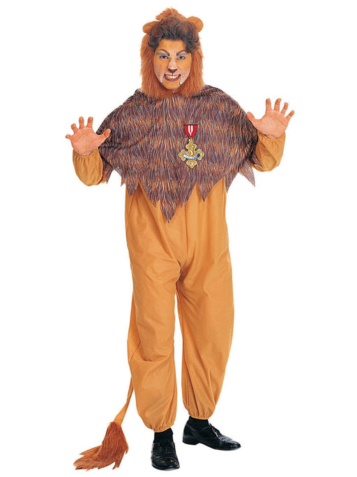 Men's Wizard of Oz Cowardly Lion Costume - costumesupercenter.com
