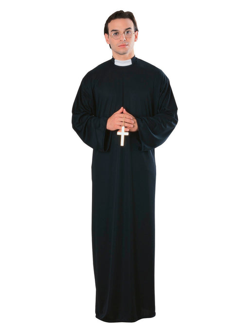 Men's Priest Robe and Collar - costumesupercenter.com
