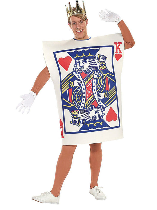 Adult King Of Hearts Card Costume - costumesupercenter.com