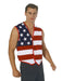 Mens American Flag Vest - costumesupercenter.com