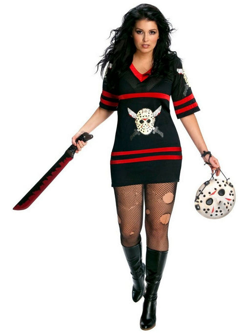 Friday the 13th Miss Jason Voorhees Plus Adult Costume - costumesupercenter.com