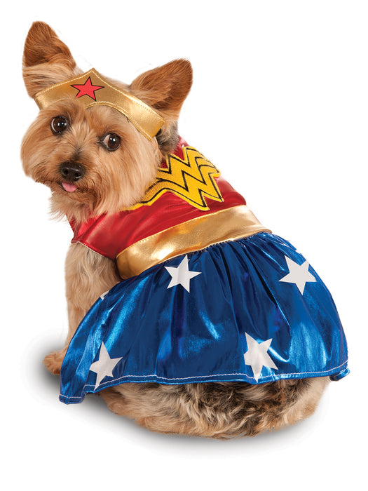 DC Comics Wonder Woman Pet Costume - Classic - costumesupercenter.com