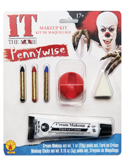 Classic Pennywise Adult Make-up Kit - costumesupercenter.com