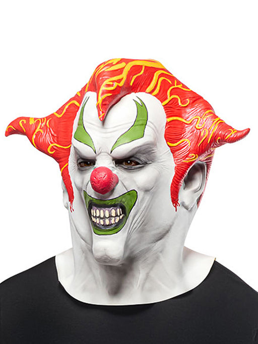 Men's Halloween Horror Nights Jack the Clown Overhead Latex Mask - costumesupercenter.com