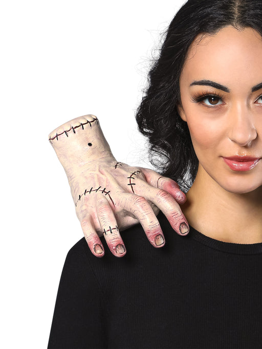 Adult Wednesday Thing Animated Shoulder Sitter - costumesupercenter.com