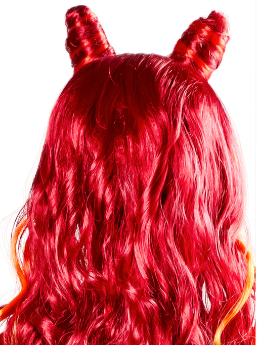 Women's Batman & Robin 1997 Red Poison Ivy Wig - costumesupercenter.com