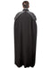Adult Black Full Length Renaissance Cape with Chain Accents - costumesupercenter.com