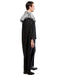 Adult Black Full Length Cape with Faux Fur Collar - costumesupercenter.com