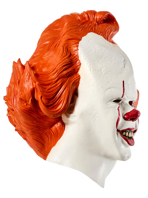 Men's It: Welcome to Derry Pennywise Overhead Latex Mask - costumesupercenter.com