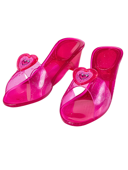 Girls' Pink Sleeping Princess Shoes - costumesupercenter.com