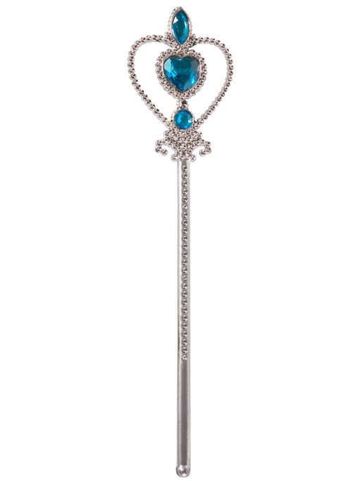 Girls' Blue Snow Princess Wand - costumesupercenter.com