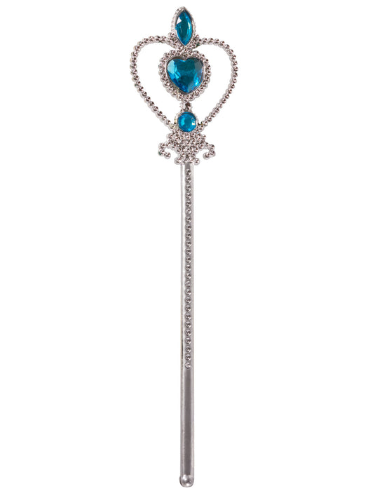 Girls' Blue Snow Princess Wand - costumesupercenter.com