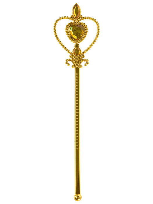 Girls' Gold Beauty Princess Wand - costumesupercenter.com