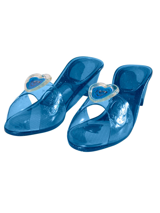 Girls' Blue Snow Princess Shoes - costumesupercenter.com