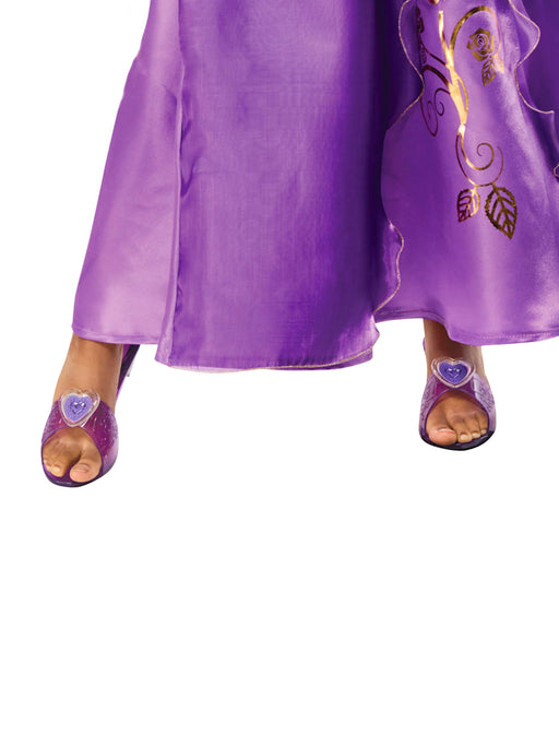 Girls' Purple Royal Princess Shoes - costumesupercenter.com