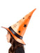 Kids' Orange and Black Celestial Witch Hat - costumesupercenter.com