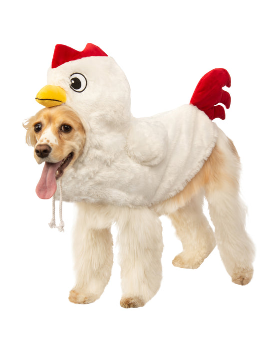 Clucky Chicken Pet Costume - costumesupercenter.com