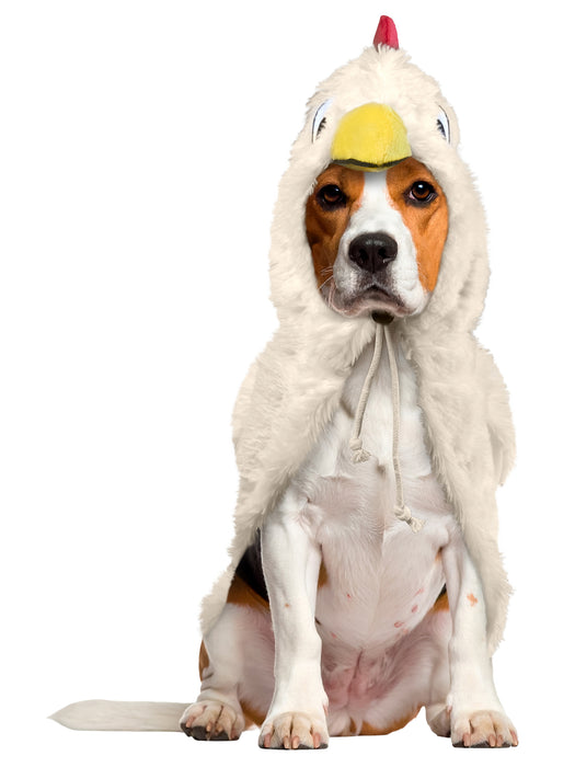 Clucky Chicken Pet Costume - costumesupercenter.com