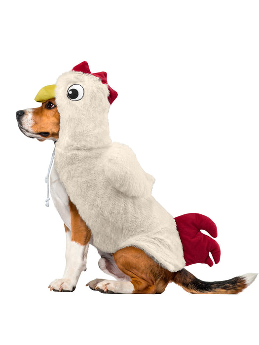 Clucky Chicken Pet Costume - costumesupercenter.com