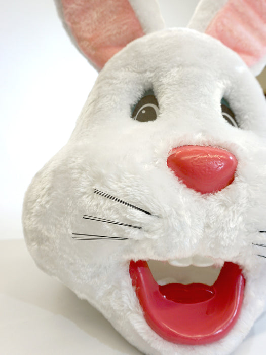 Adult Deluxe Plus Bunny Mascot Costume - costumesupercenter.com