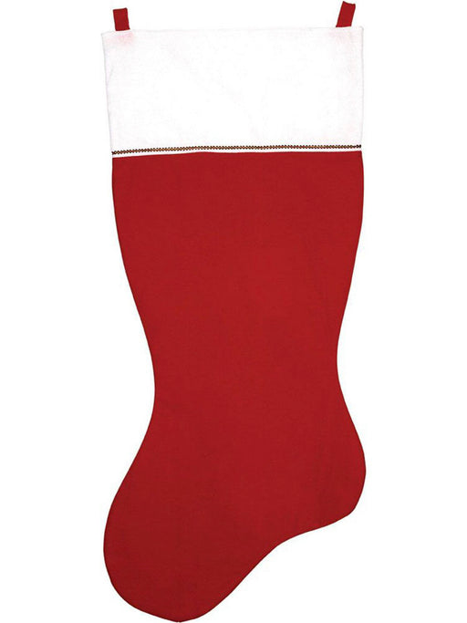 Jumbo 60-inch Classic Christmas Felt Stocking - costumesupercenter.com