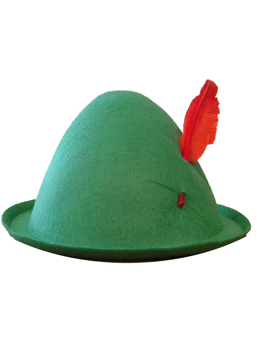 Economy Alpine Hat with Feather - costumesupercenter.com