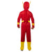 Kids' Justice League Flash Deluxe Muscle Chest Costume - costumesupercenter.com