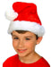 Child Plush Santa Hat - costumesupercenter.com