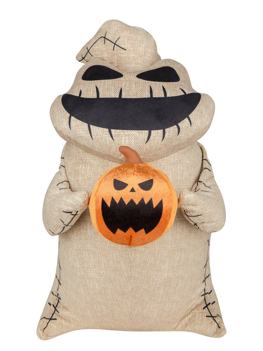 18 Inch The Nightmare Before Christmas Oogie Boogie Holding Pumpkin Plush Front Door Greeter - costumesupercenter.com