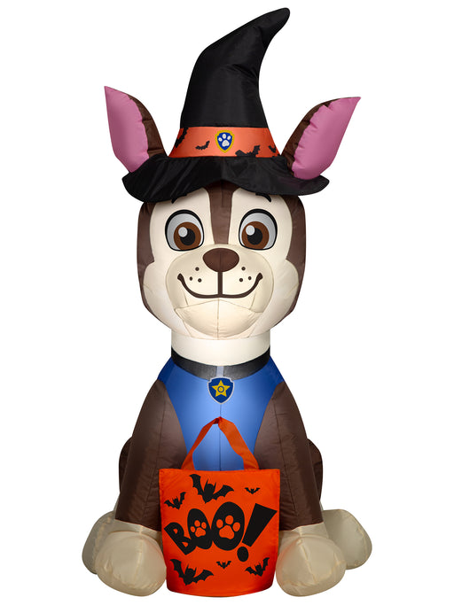 3.5 Foot Paw Patrol Chase Light Up Halloween Inflatable Lawn Decoration - costumesupercenter.com