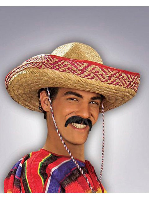 Adult Black Mustache - costumesupercenter.com