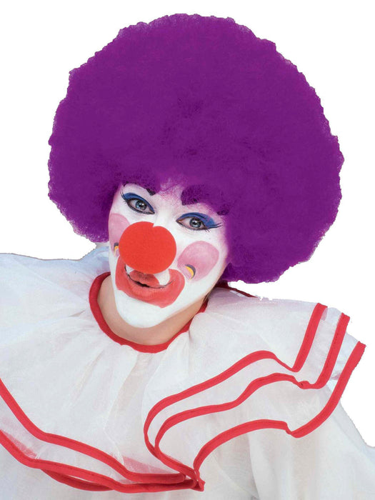 Purple Clown Wig - costumesupercenter.com