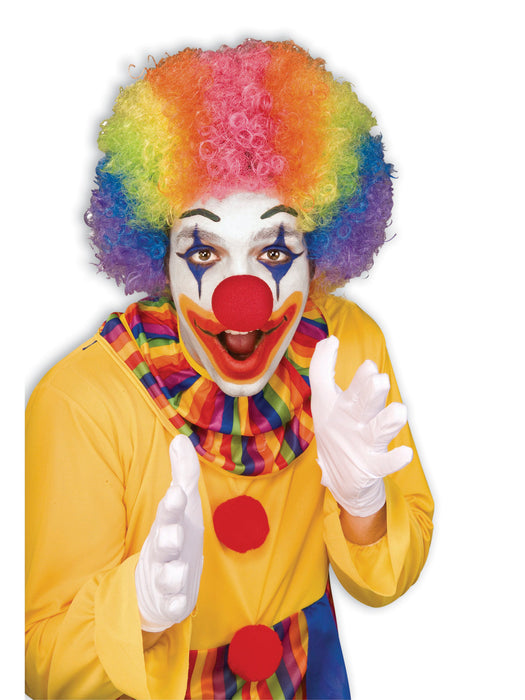 Rainbow Economy Clown Wig - costumesupercenter.com