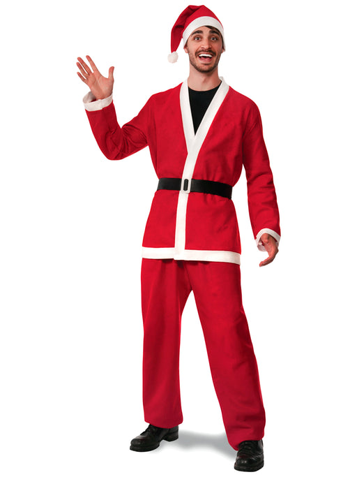 Mens Flannel Santa Suit - costumesupercenter.com
