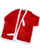 Mens XL Flannel Santa Suit - costumesupercenter.com