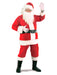 Men's Big and Tall Flannel Santa Suit Costume - costumesupercenter.com