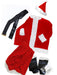 Men's Big and Tall Flannel Santa Suit Costume - costumesupercenter.com