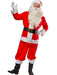 Men's Big and Tall Flannel Santa Suit Costume - costumesupercenter.com