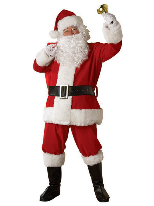 Adult XX Large Regal Plush Santa Suit Costume - costumesupercenter.com