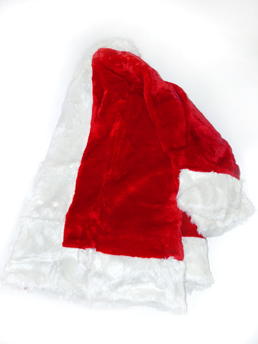 Adult Standard Size Regency Plush Santa Suit - costumesupercenter.com