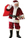 Adult Standard Size Crimson Regency Plush Santa Suit - costumesupercenter.com