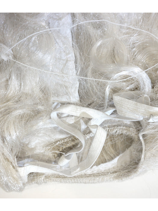 Men's White Santa Beard and Wig Set - Professional - costumesupercenter.com