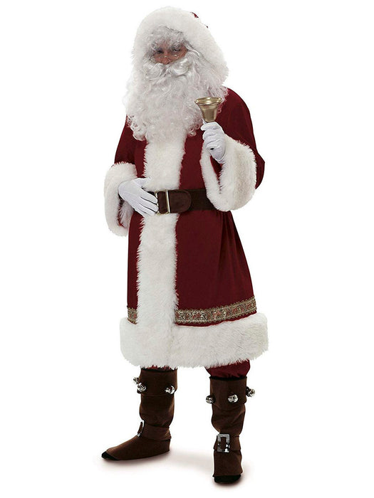 Old Time Santa With Hood Costume - costumesupercenter.com